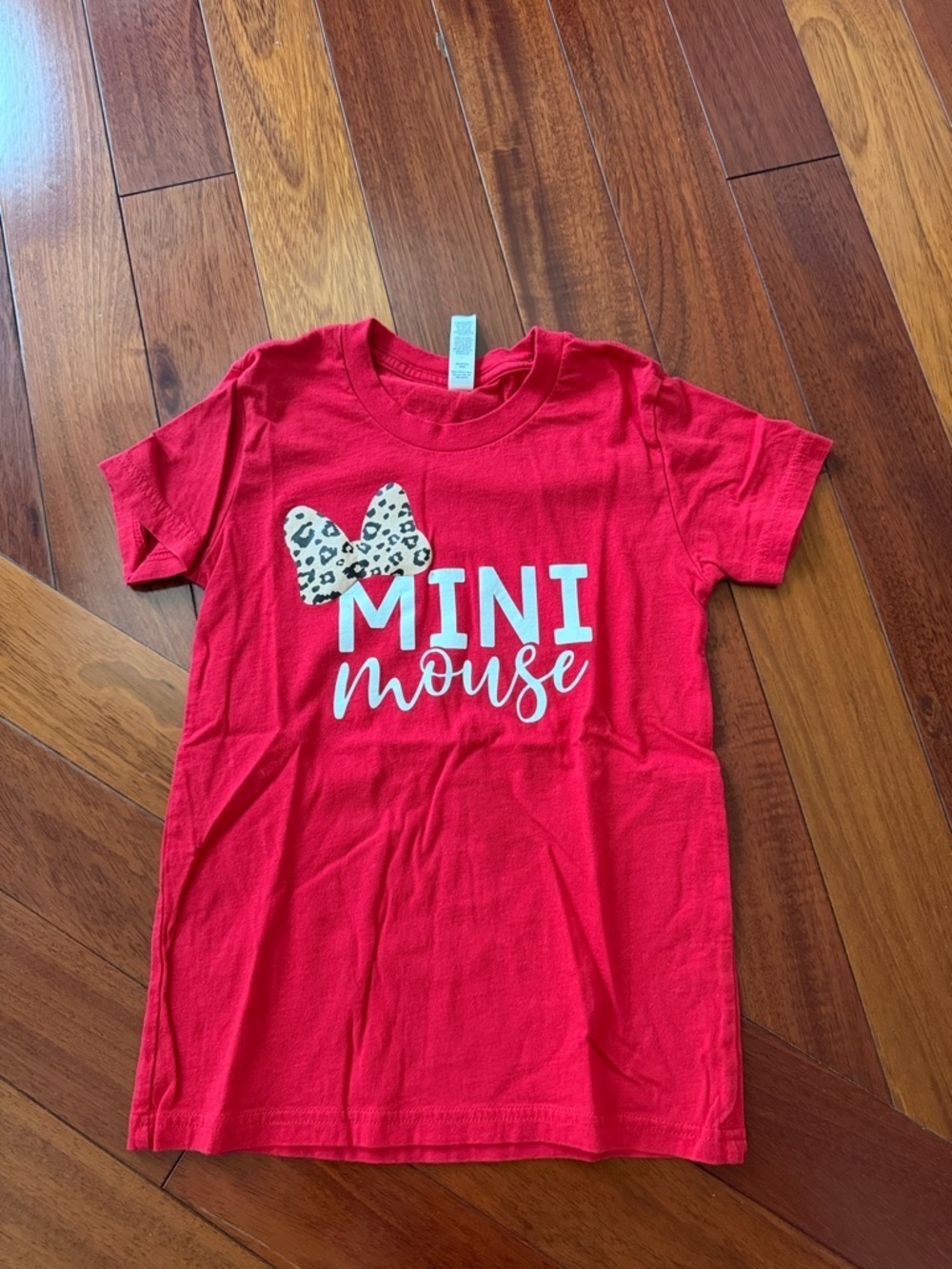 Mini Mouse Red Girls Graphic Tee